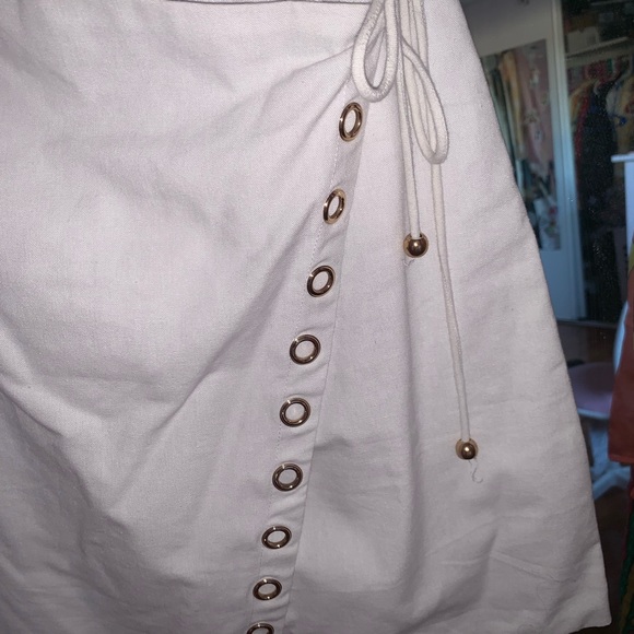 Sabo Skirt White Strapless Dress - Picture 6 of 6